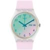 Swatch Orologio Donna Swatch ULTRAROSE Silicone Solo Tempo Rosa GE714