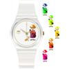 Swatch Orologio Donna Swatch HOW MAJESTIC 70 anni Regina Elisabetta Silicone Solo Tempo Bianco GZ711