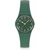 Swatch Orologio Donna Swatch NOTES OF PECAN Silicone Solo Tempo Verde LG130