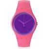 Swatch Orologio Swatch BERRY HARMONIOUS Silicone Viola Rosa Unisex Solo Tempo SO29P102