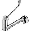 Miscelatore lavello con doccia estraibile e leva 20 cm