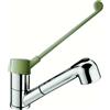 Miscelatore lavello con doccia estraibile e leva in plastica beige 30 cm