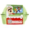 Generico Confezione per Kinder Joy - Set di 2 Uova con Sorpresa, Due Croccanti Waferini Dentro a un Doppio Strato di Crema al Latte e Crema al Cacao, un Gioco Unico Tipo Minecraft Mojang, 40 g
