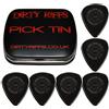 Dirty Riffs Dunlop Delrin Prime Grip - Plettri per chitarra, 2,00 mm, colore: nero
