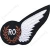 RAF Operatori Radio Ala - WW2 Repro Pilota Aviatore Distintivo Patch RO Ali