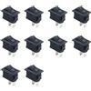 10 Pezzi Interruttore a Bilanciere, 2 Pin Micro Pulsante ON/OFF Mini Interruttor