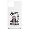 Cappuccino Coffee Drinker Designs Custodia per iPhone 13 Divertente caffè amante mattina caffeina tossicodipendente caffè umorismo