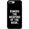 Witty Sarcastic Humor Clever Wordsmith Q Custodia per iPhone 7 Plus/8 Plus Voci Le Armi Deboli Spiritoso Citazione Uomini Donne