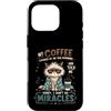 Cappuccino Coffee Drinker Designs Custodia per iPhone 16 Pro Divertente caffè amante mattina caffeina tossicodipendente caffè umorismo