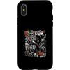 Ninja Stealth Warrior Shadow Clan Custodia per iPhone X/XS L'ombra colpisce il primo Ninja e il guerriero