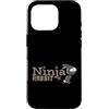 friendly bunny rabbit spoonbill bunny Ea Custodia per iPhone 16 Pro Coniglio Ninja
