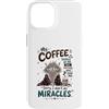 Cappuccino Coffee Drinker Designs Custodia per iPhone 14 Divertente caffè amante mattina caffeina tossicodipendente caffè umorismo