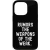 Witty Sarcastic Humor Clever Wordsmith Q Custodia per iPhone 13 Pro Voci Le Armi Deboli Spiritoso Citazione Uomini Donne