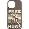Funny Retro Wrestling Grappling Sport Fi Custodia per iPhone 13 Pro Max Citazione abbracci gratis Wrestling classico Wrestler professionista