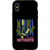 Cute Fun Italian Italy Summer Lover Vibe Custodia per iPhone X/XS La Vita Sottaceto Pickle Life Sottaceti alla frutta vintage retrò