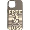 Funny Retro Wrestling Grappling Sport Fi Custodia per iPhone 15 Citazione abbracci gratis Wrestling classico Wrestler professionista