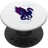 A Look into the Future Designs Uno sguardo al futuro drago futuristico design fantascienza PopSockets PopGrip Adesivo