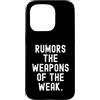 Witty Sarcastic Humor Clever Wordsmith Q Custodia per iPhone 15 Pro Voci Le Armi Deboli Spiritoso Citazione Uomini Donne