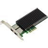 KALEA-INFORMATIQUE Scheda controller di rete PCIe Gen 4.0 x4 Dual LAN ETHERNET RJ45 10G 5G 2,5G 1G a 2 porte con chipset Intel E610-XT2