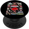 MASH MOSH Amore Svizzera Patrimonio Culturale Viaggi Collage con Icone PopSockets PopGrip Adesivo