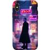 Japanese Vaporwave 80's 90's Aesthetic C Custodia per iPhone X/XS Destinazione in estetica retrò cyberpunk vaporwave harajuku