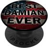 Gadi Nome personalizzato Damian I Love Damian USA stile vintage PopSockets PopGrip Adesivo
