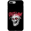 Dark Fantasy Art Custodia per iPhone 7 Plus/8 Plus Teschio Fuorilegge Rosso Occhi Stella Gotica