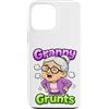 Generic Custodia per iPhone 13 Pro Max Granny Grunts Divertente Carino