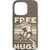 Funny Retro Wrestling Grappling Sport Fi Custodia per iPhone 13 Pro Citazione abbracci gratis Wrestling classico Wrestler professionista