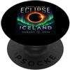Iceland Eclipse Tees Eclissi solare totale Islanda 12 agosto 2026 Aurora Travel Sky PopSockets PopGrip Adesivo