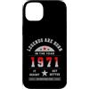 Classe Storica Varsity Anni Settanta Ori Custodia per iPhone 14 Plus Legends Are Born In The Year 1971 Vintage Anno Retrò 71