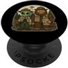 Disclosure Humor Sasquatch Aliens UAP Ki Bigfoot Alien Forest Ranger Friends - Divertente esploratore di Cryptid PopSockets PopGrip Adesivo