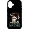 Cappuccino Coffee Drinker Designs Custodia per iPhone 16 Divertente caffè amante mattina caffeina tossicodipendente caffè umorismo