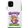 Generic Custodia per iPhone 11 Granny Grunts Divertente Carino