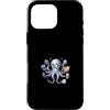 Administration Job Profession Custodia per iPhone 16 Pro Max Octopus Customer Supoort Working Ufficio di lavoro