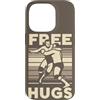 Funny Retro Wrestling Grappling Sport Fi Custodia per iPhone 14 Pro Citazione abbracci gratis Wrestling classico Wrestler professionista
