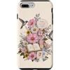 Hummingbird Apparel For Kids and Adults Custodia per iPhone 7 Plus/8 Plus Logopedia Floreale Insegnante Colibrì Aula ABC