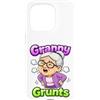 Generic Custodia per iPhone 15 Pro Granny Grunts Divertente Carino