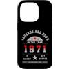 Classe Storica Varsity Anni Settanta Ori Custodia per iPhone 14 Pro Legends Are Born In The Year 1971 Vintage Anno Retrò 71