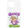Generic Custodia per iPhone 15 Granny Grunts Divertente Carino