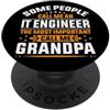 The Most Important People Call Me Grandp Alcune persone mi chiamano motore, importante chiamami nonno PopSockets PopGrip Adesivo