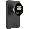 aquarius zodiac Paperfolding waves air A Acquario Paperfolding Zodiac Graphic PopSockets PopWallet per MagSafe