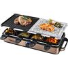 Bestron ARG1200CO - Raclette, in plastica/metallo/acciaio INOX