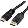 ROLINE Cavo DisplayPort DP - UHDTV, ST/ST, nero, 7,5 m