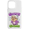 Generic Custodia per iPhone 14 Pro Max Granny Grunts Divertente Carino