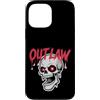 Dark Fantasy Art Custodia per iPhone 13 Pro Max Teschio Fuorilegge Rosso Occhi Stella Gotica
