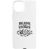 Confezione regalo per avvolgimento di fi Custodia per iPhone 15 Plus Beads and Stone per creare gioielli con avvolgimento di