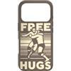 Funny Retro Wrestling Grappling Sport Fi Custodia per iPhone 17 Pro Citazione abbracci gratis Wrestling classico Wrestler professionista