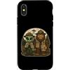 Disclosure Humor Sasquatch Aliens UAP Ki Custodia per iPhone X/XS Bigfoot Alien Forest Ranger Friends - Divertente esploratore di Cryptid