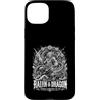 Japanese Storm Raijin Thunder Dragon Myt Custodia per iPhone 15 Plus Raijin e Dragon Thunder comanda il mito del cielo